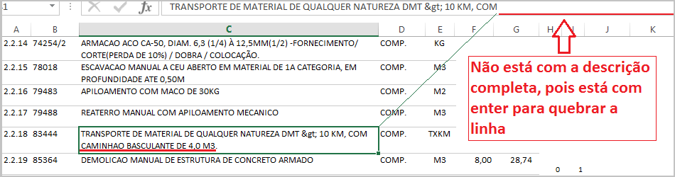 DescricaoComEnter