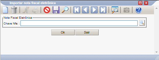 ImportarNotaFiscalEletronica