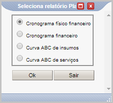 SelecionaRelatorioDoPlanejamento